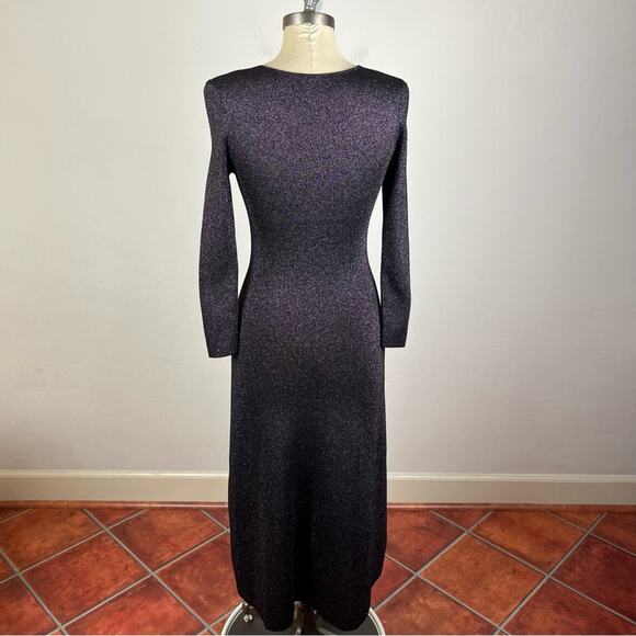 ALC Serafina Dress in Black Lavender - Picture 7 of 9